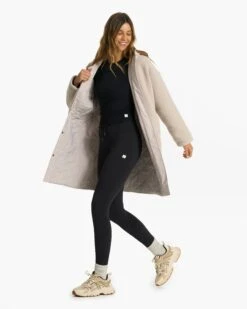 Sherpa Hooded Trench | Dark Salt -TrendSphere VW548DSA 1953