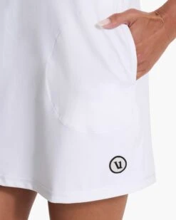 Volley Dress | White -TrendSphere VW604WHT SP22 W ECOMM DETAIL 8597