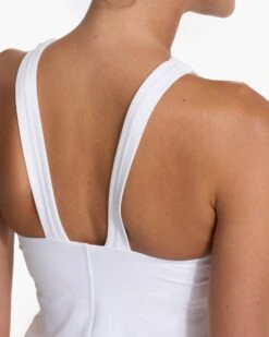 Volley Dress | White -TrendSphere VW604WHT SP22 W ECOMM DETAIL 8598