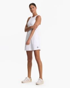 Volley Dress | White -TrendSphere VW604WHT SP22 W ECOMM FULL 8577