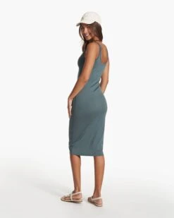 Halo Essential Dress | Lake Heather -TrendSphere VW606HLK FA23 W ECOMM dresses FULL ALT 2