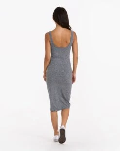 Halo Essential Dress | Heather Grey 8 Halo Essential Dress | Heather Grey -TrendSphere VW606HTG 030211