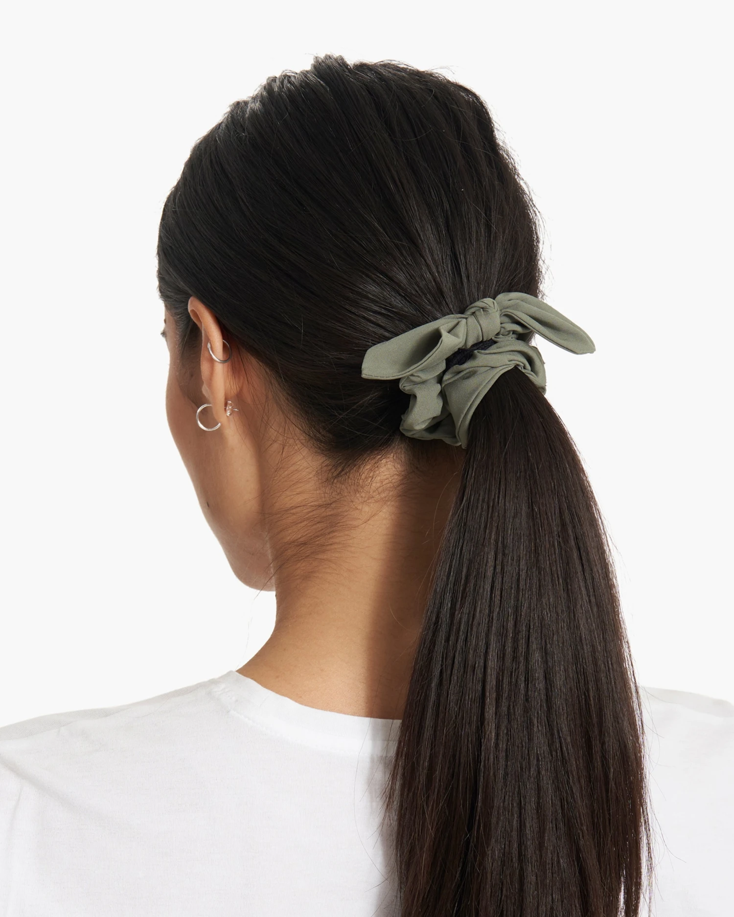 Tie Scrunchy | Pistachio 5 Tie Scrunchy | Pistachio - Image 3
