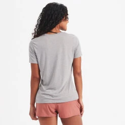 Sand Dollar Tee | Heather Grey -TrendSphere VW934HTG new3