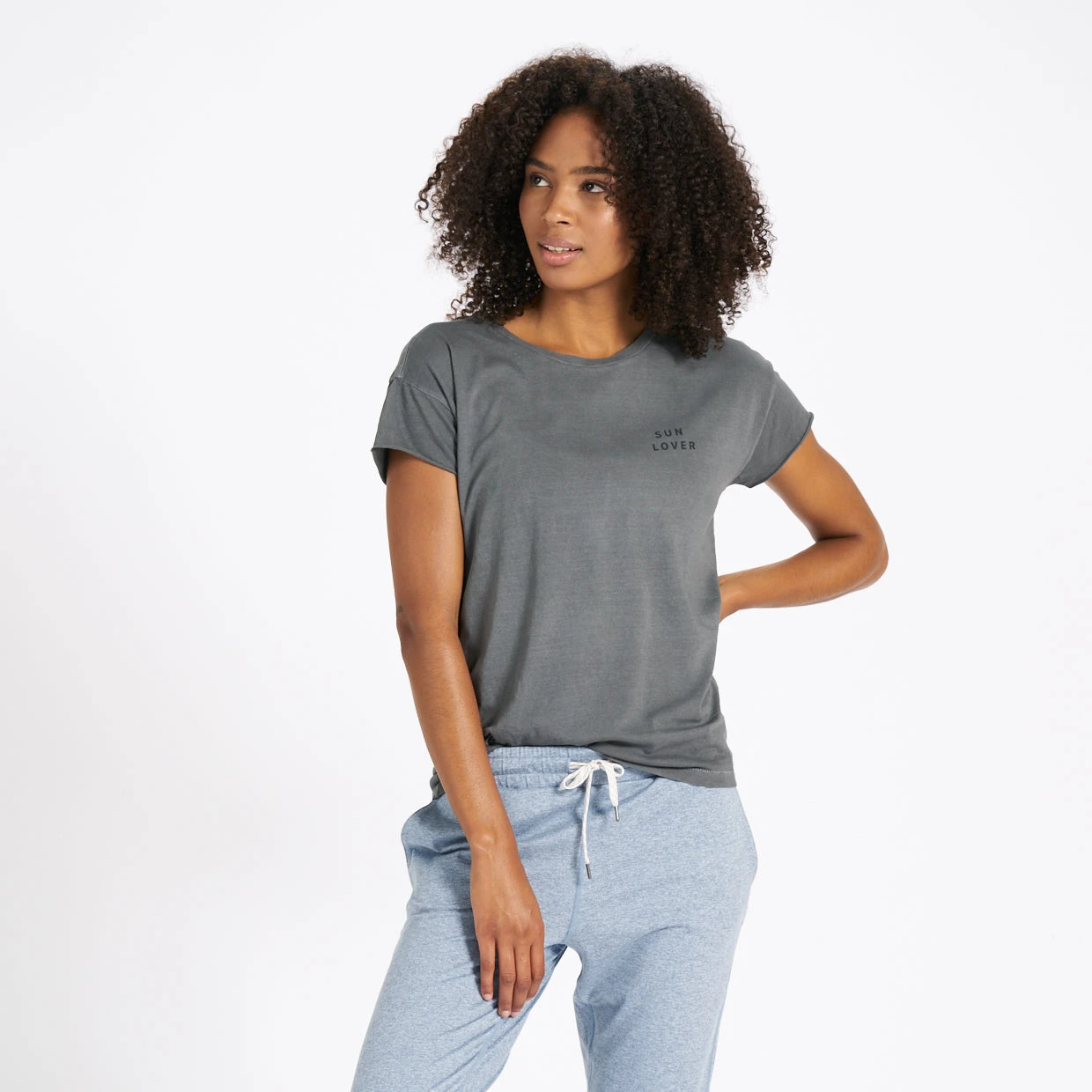 Land To Sea Tee | Charcoal 3 Land To Sea Tee | Charcoal
