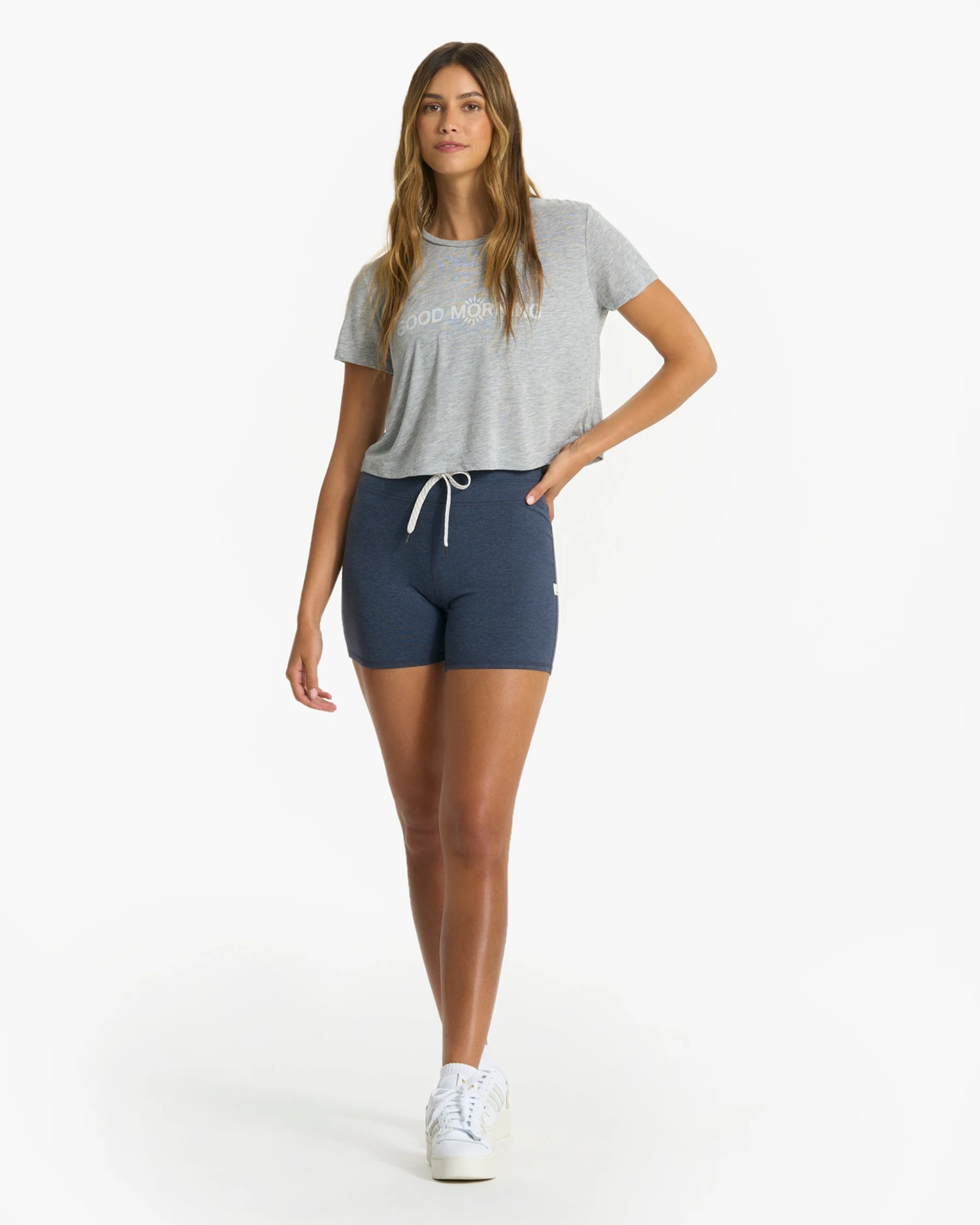 Good Morning Tee | Heather Grey 4 Good Morning Tee | Heather Grey - Image 2