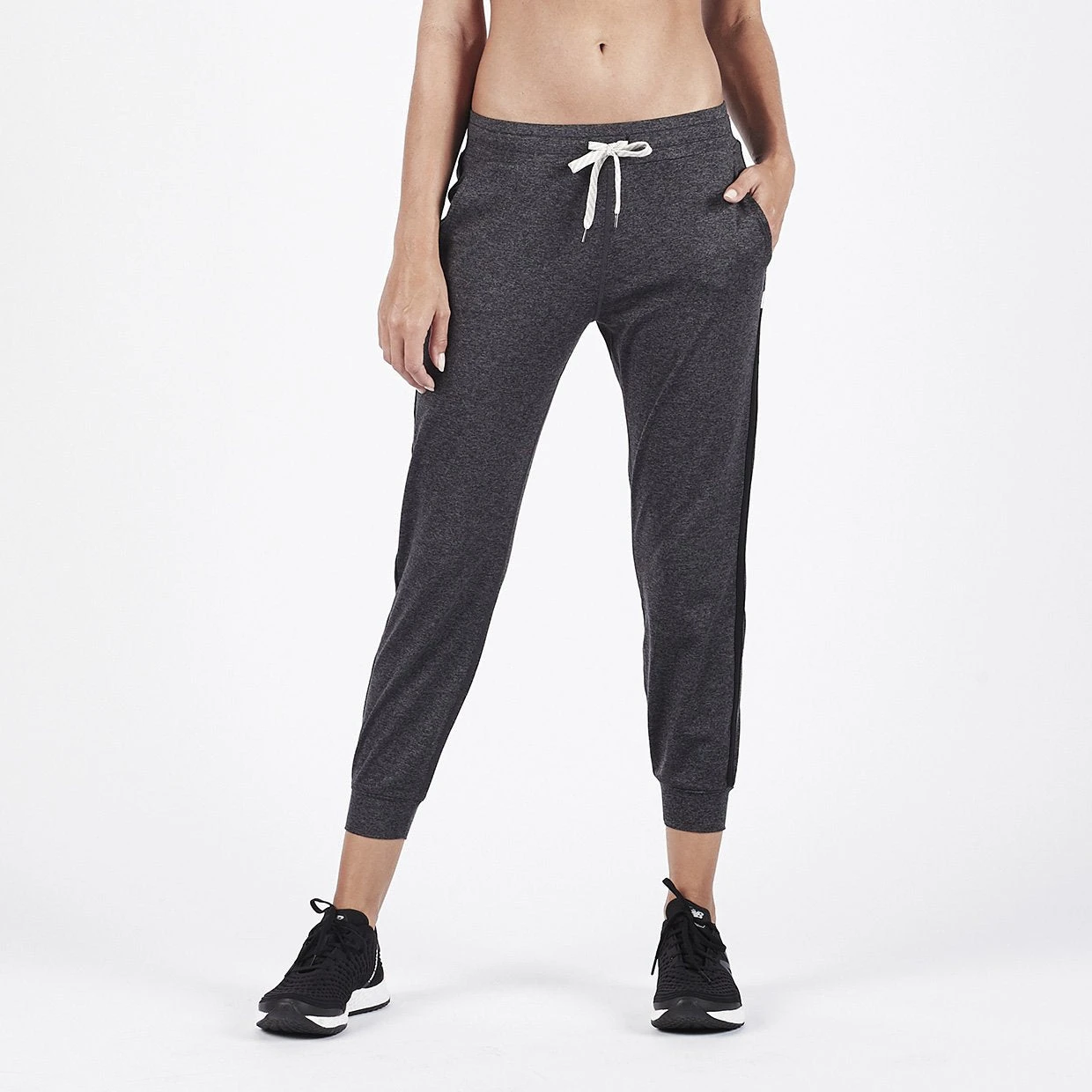 Performance Jogger | Charcoal Heather Stripe 4 Performance Jogger | Charcoal Heather Stripe - Image 2